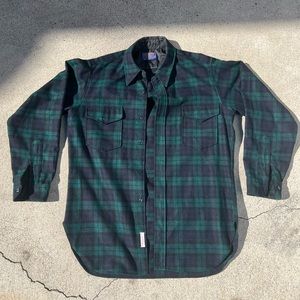 Vintage Pendleton Authentic Black Watch Tartan Flannel